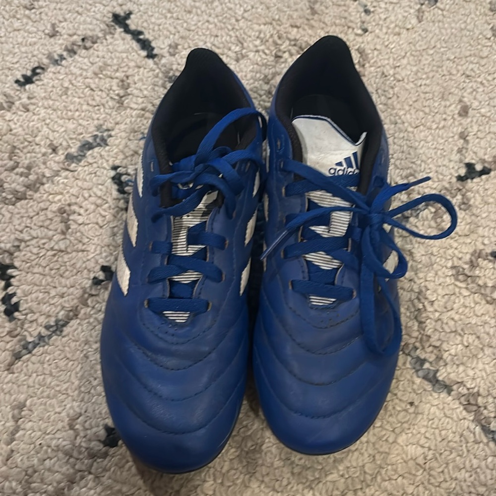 Kids Adidas Leather Cleats
